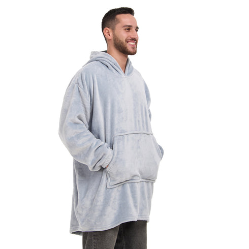 Snuggs Blanket Hoodie Light Grey